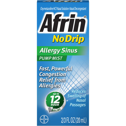 Afrin No-Drip Sinus 15Ml; 0.5 Fluid Ounce; 6 Per Box; 6 Per Case