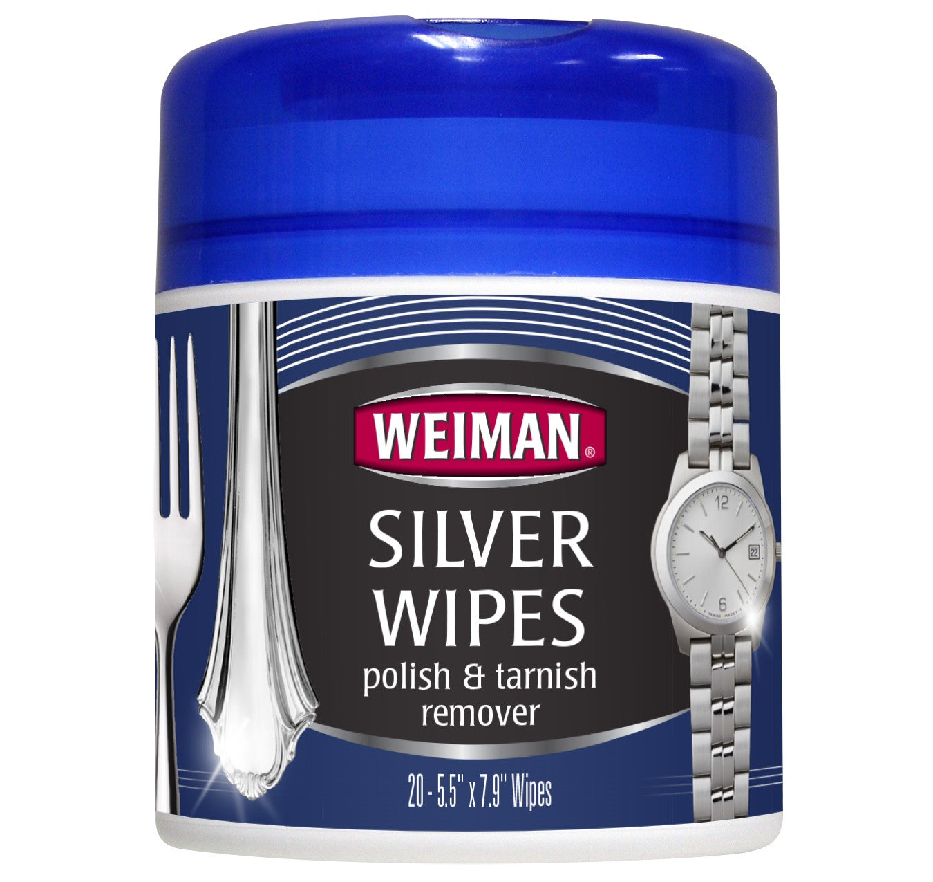 Weiman Products Silver Wipes; 20 Count; 6 Per Case - High Mart Wholesale