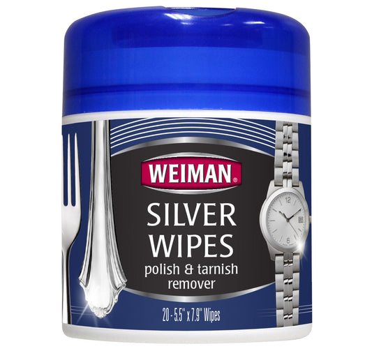 Weiman Products Silver Wipes; 20 Count; 6 Per Case - High Mart Wholesale