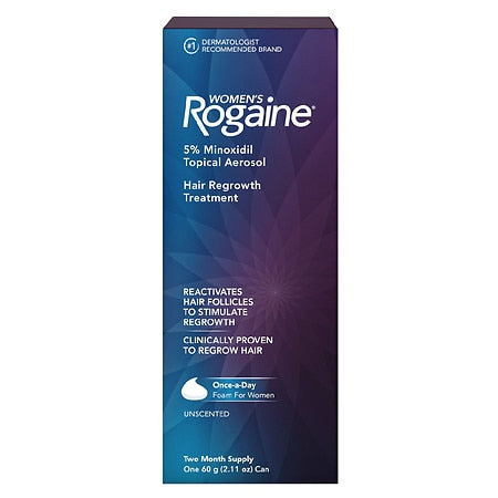 Rogaine Women 5% Foam; 60 Gram; 2 Per Box; 6 Per Case - High Mart Wholesale