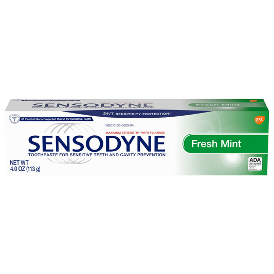 Sensodyne Fresh Mint; 4 Ounce; 12 Per Case