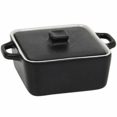 Front Of The House 8Oz Square Kiln Ovenware; 12 Each; 1 Per Case - High Mart Wholesale