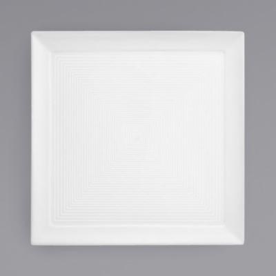 Front Of The House 10.75 Inch Square Spiral Plate; 6 Each; 1 Per Case - High Mart Wholesale