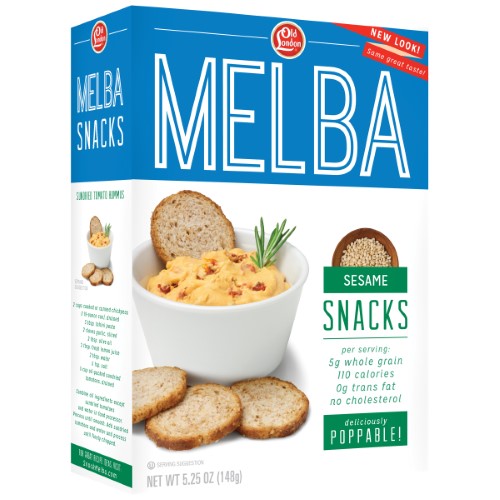 Old London Foods Old London Foods Melba Snacks Sesame; 5.25 Ounces; 12 Per Case - High Mart Wholesale