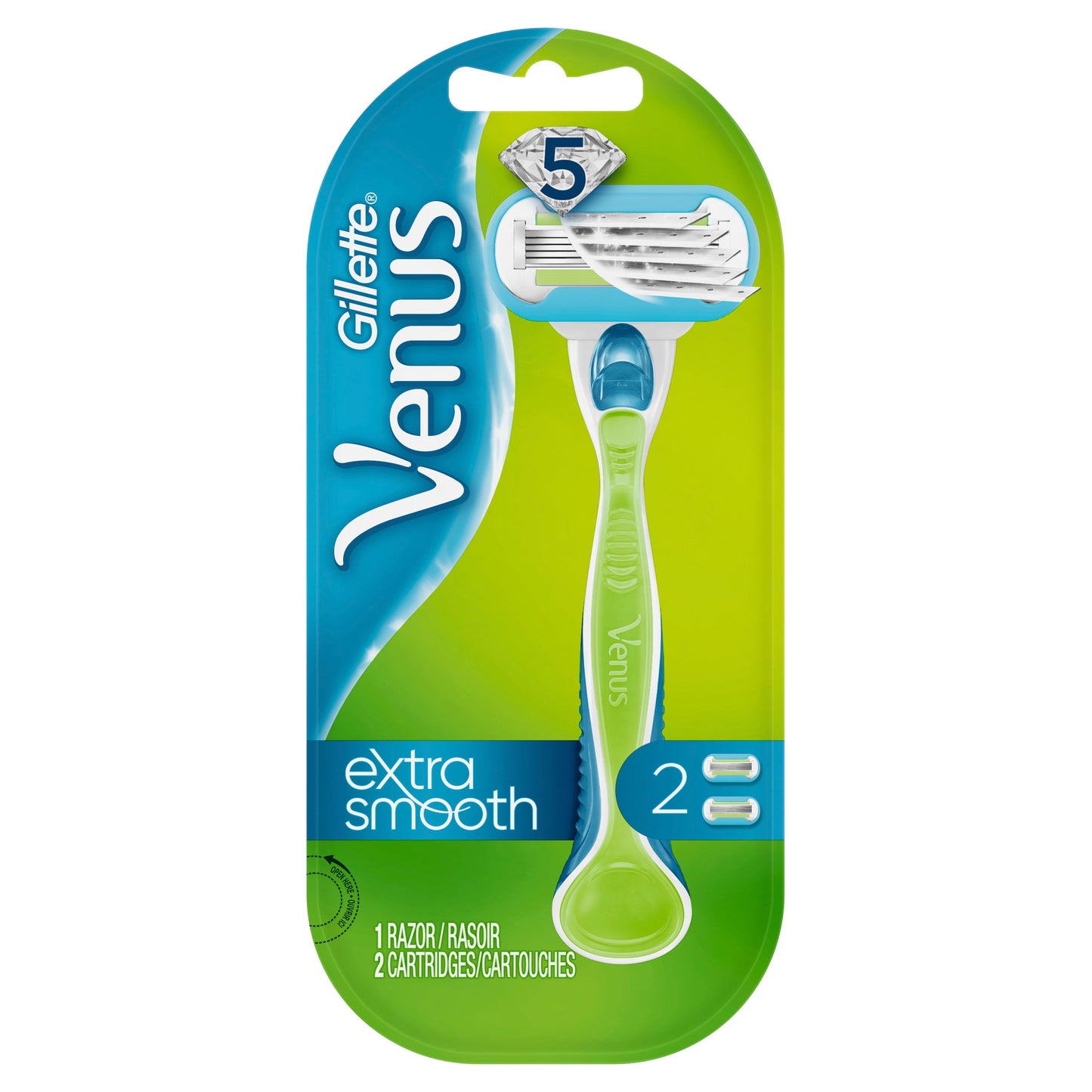 Venus Razor Embrace; 1 Count; 3 Per Box; 12 Per Case