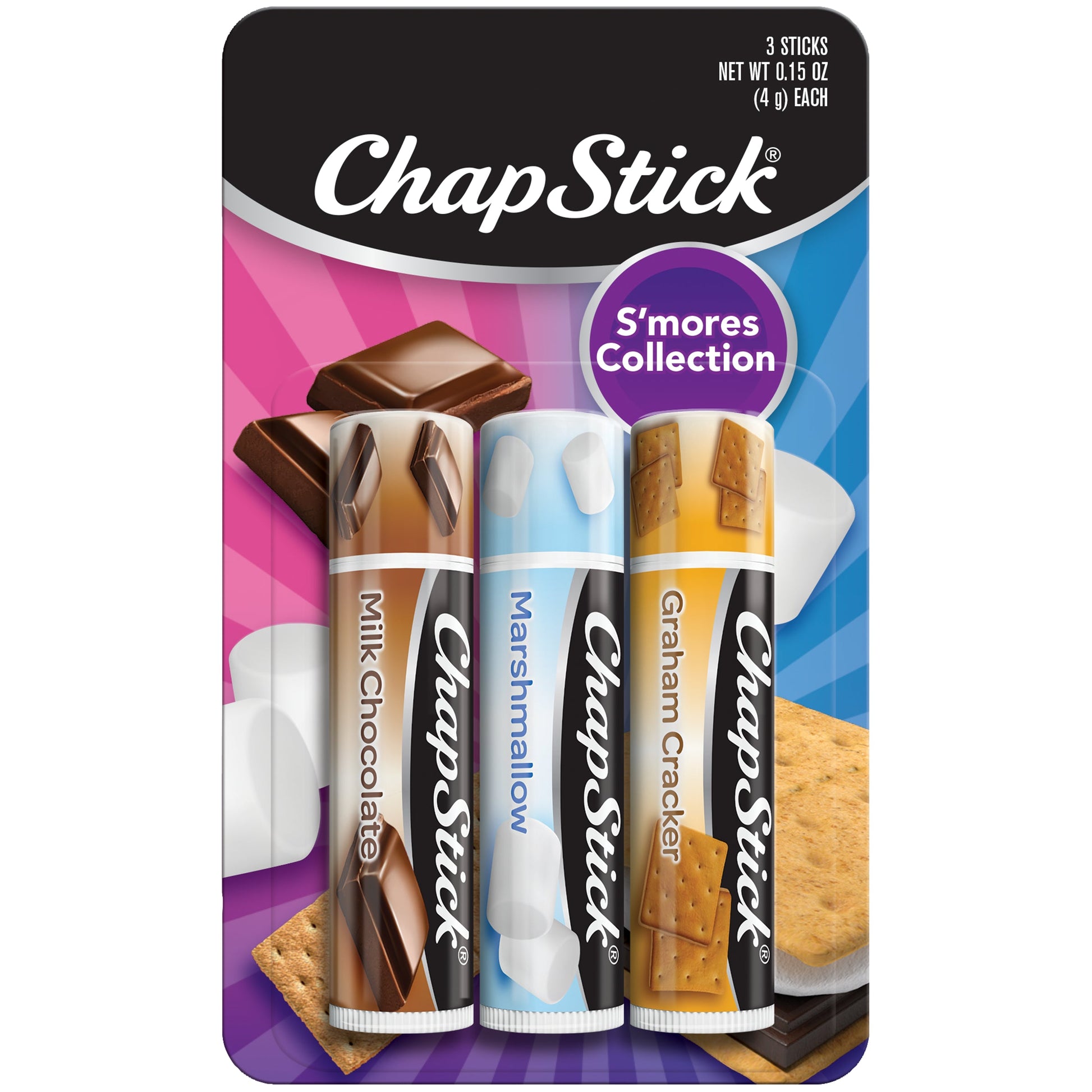 Chapstick S'more Collection; 0.45 Ounces; 12 Per Box; 6 Per Case - High Mart Wholesale