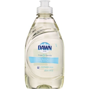 Dawn Pure Essentials Lemon Essence Dishwashing Liquid; 7 Fluid Ounces; 12 Per Case