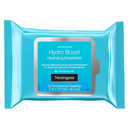 Neutrogena Hydroboost Facial Cleansing Wipes; 25 Count; 6 Per Case