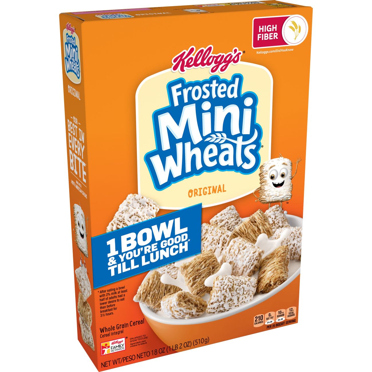 Kellogg's Mini Wheats Bite Size Frosted Cereal; 18 Ounces; 16 Per Case