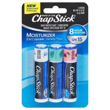 Chapstick Lip Moisturizer Lip Moist Original Cool Mint Black Cherry; 0.45 Ounces; 12 Per Box; 6 Per Case - High Mart Wholesale
