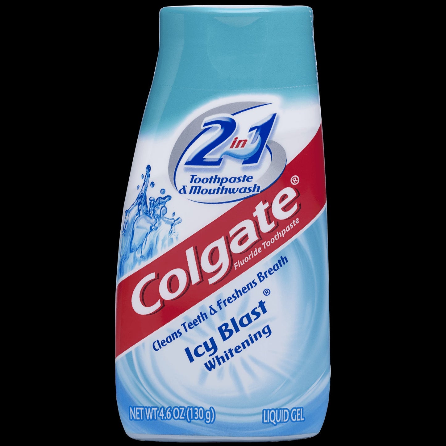 Colgate 2-In-1 Whitening And Tarter Control Liquid Icy Blast Toothpaste & Mouthwash; 4.6 Ounces; 12 Per Case