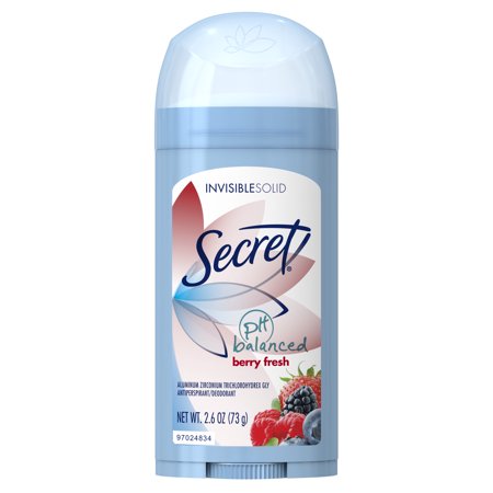 Secret Solid Berry Invisible Solid Deodorant; 2.6 Ounces; 6 Per Box; 2 Per Case