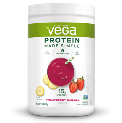 Vega Protein Made Simple Strawberry Banana; 9.3 Ounce; 12 Per Case - High Mart Wholesale