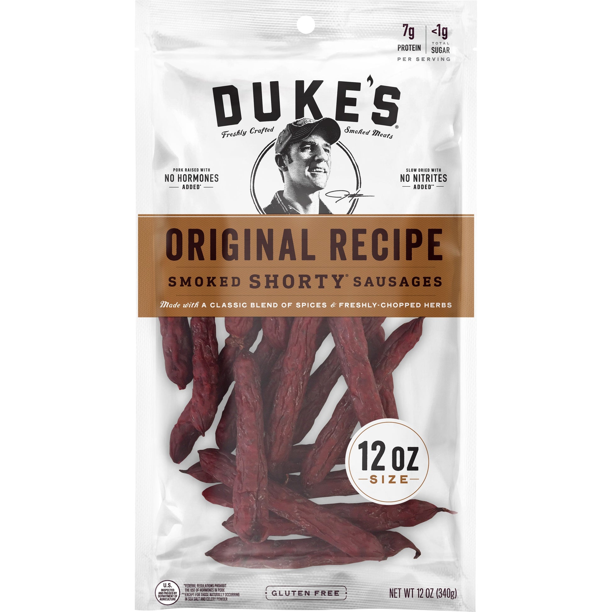 Duke's Original Recipe Smoked Shorty Sausage; 12 Ounces; 8 Per Case - High Mart Wholesale