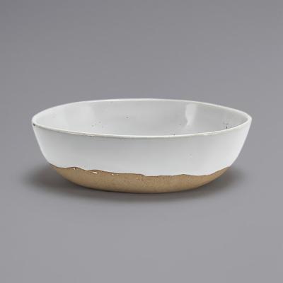 Front Of The House 8.75 Inch Round Artefact Bowl White; 4 Each; 1 Per Case - High Mart Wholesale
