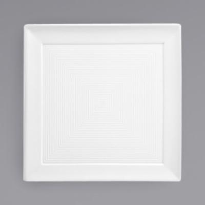 Front Of The House 7.5 Inch Square Spiral Plate; 12 Each; 1 Per Case - High Mart Wholesale