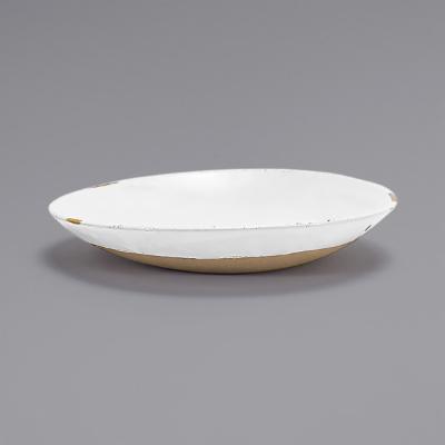 Front Of The House 9.25 Inch Round Artefact Bowl White; 12 Each; 1 Per Case - High Mart Wholesale