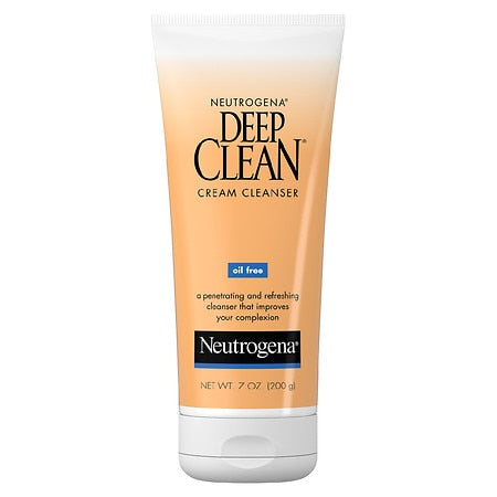 Neutrogena Deep Clean Cream Cleanser Oil Free; 7 Ounces; 3 Per Box; 4 Per Case