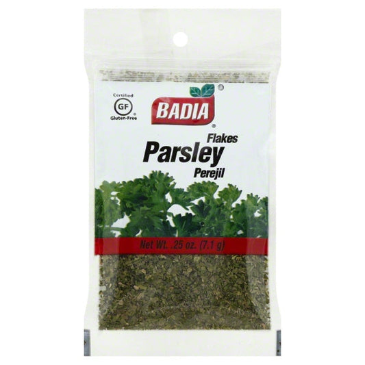 Badia Parsley Flakes; 0.25 Ounces; 12 Per Box; 48 Per Case