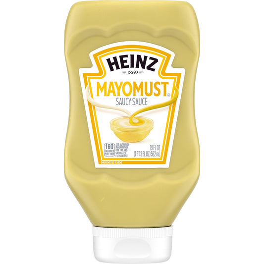 Heinz Mayomust Mustard Mayonnaise Bottle; 19 Fluid Ounce; 6 Per Case