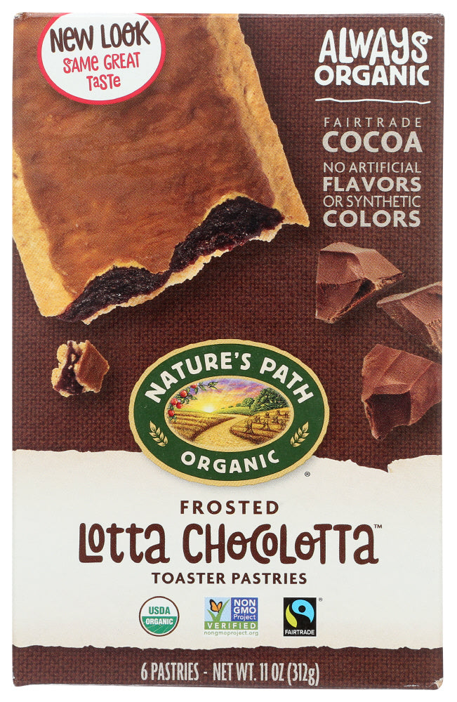 Nature's Path Chocolate Frosted Toaster Pastry; 11 Ounces; 12 Per Case - High Mart Wholesale