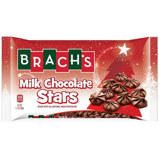 Brach's Milk Chocolate Stars; 8 Ounce; 24 Per Case - High Mart Wholesale