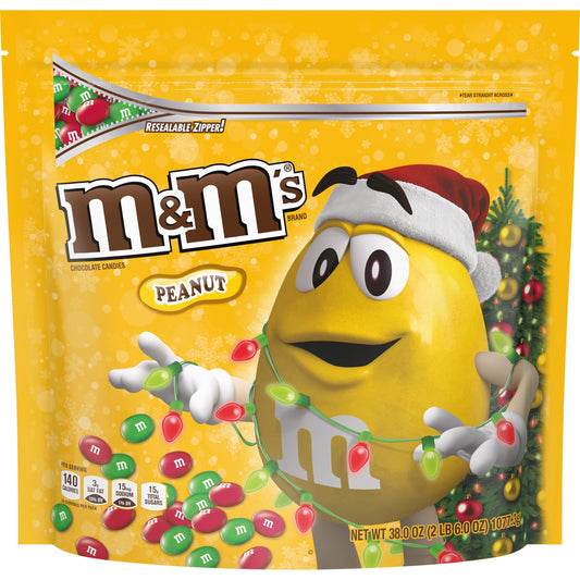 M&M's Peanut Stand Up Christmas Display; 12 Count; 12 Per Case