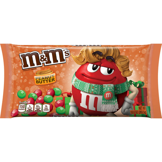 M&M's Peanut Butter Christmas; 10 Ounces; 12 Per Case