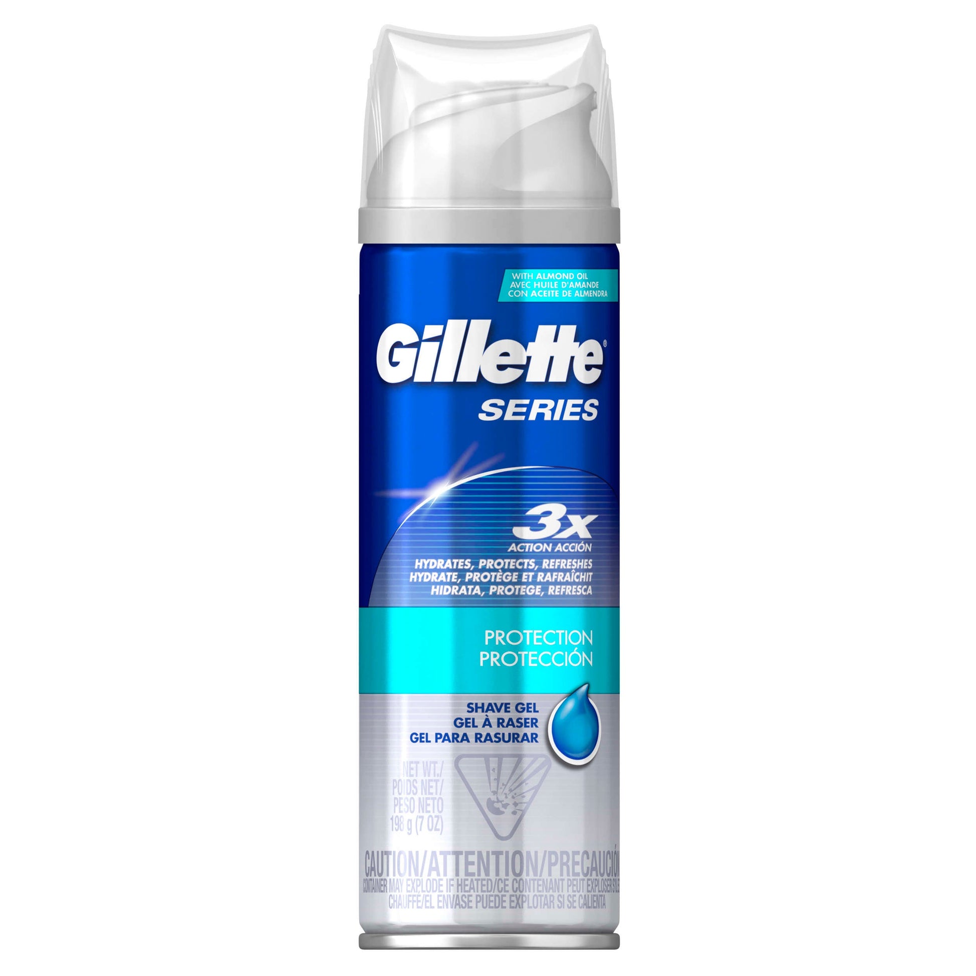 Gillette Protection 7 Ounce Shave Gel; 7 Ounces; 6 Per Box; 2 Per Case - High Mart Wholesale