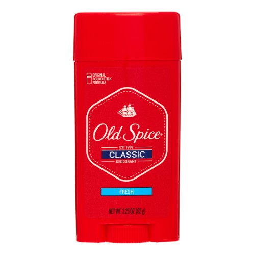 Old Spice Deodorant Classic Wide Fresh; 3.25 Ounce; 6 Per Box; 2 Per Case