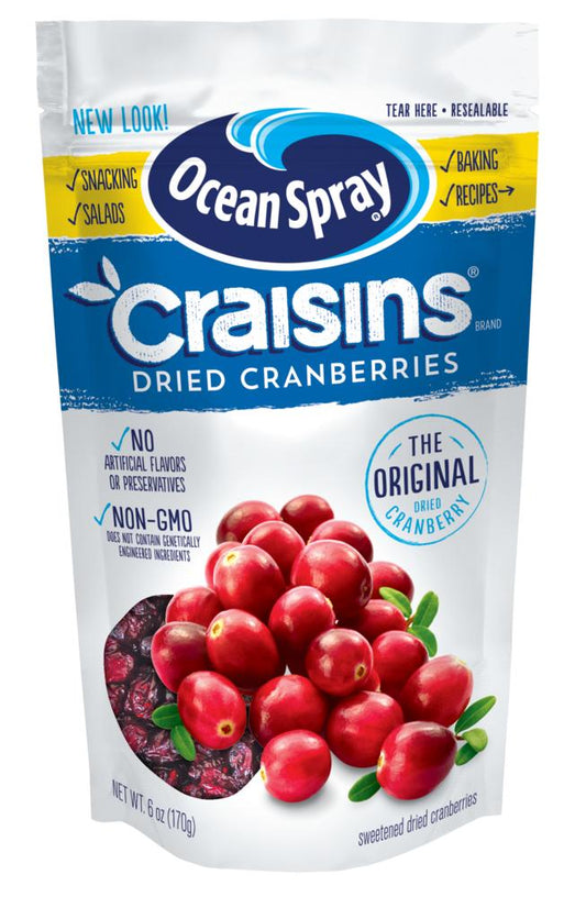 Ocean Spray Sweetened Dried Cranberry Original; 6 Ounce; 12 Per Case
