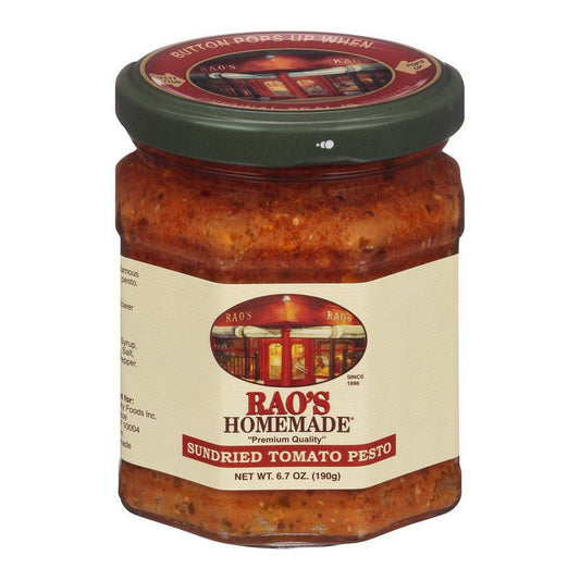 Rao's Specialty Sundried Tomato Pesto; 6.7 Ounce; 6 Per Case - High Mart Wholesale