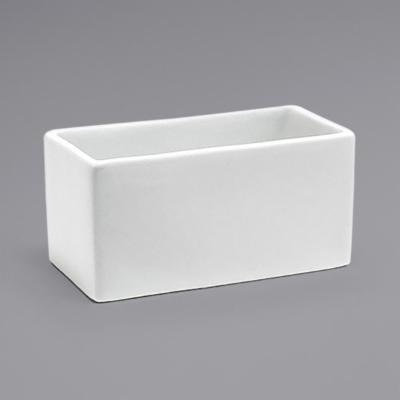 Front Of The House 5 Ounce Rectangle Canvas Ramekin; 12 Each; 1 Per Case - High Mart Wholesale