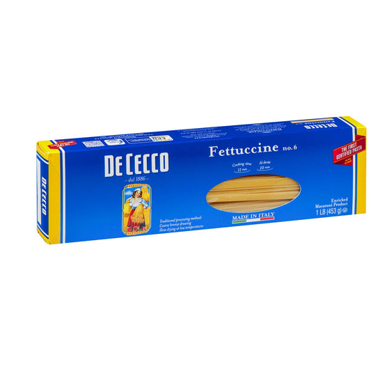 De Cecco No. 6 Fettuccine; 1 Pounds; 20 Per Case