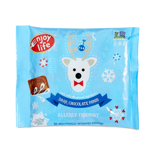 Enjoy Life Dark Chocolate Bars Winter Holiday; 1 Count; 12 Per Case - High Mart Wholesale