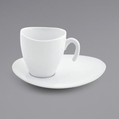 Front Of The House- Foh Cup & Saucer Ellipse Stackable; 6 Each; 1 Per Case - High Mart Wholesale