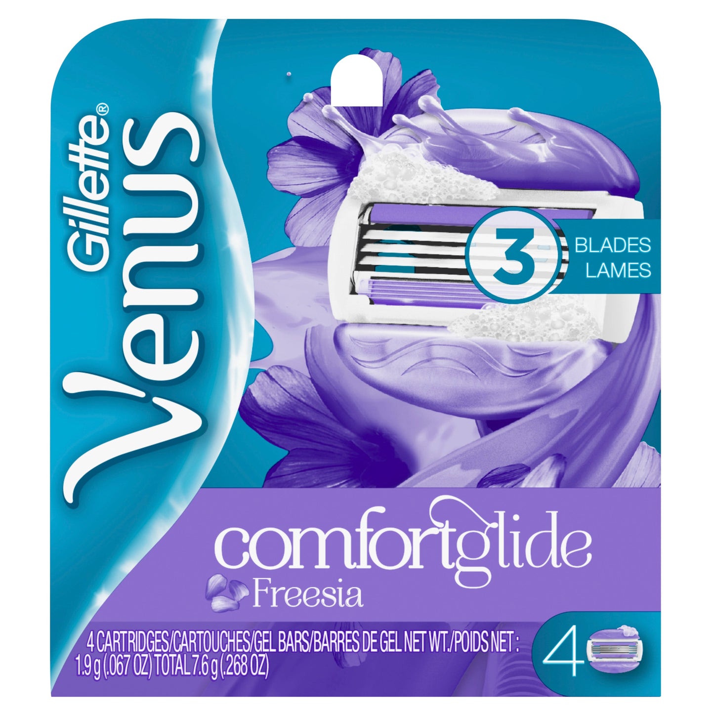 Venus Base Cartridge; 4 Count; 4 Per Box; 12 Per Case