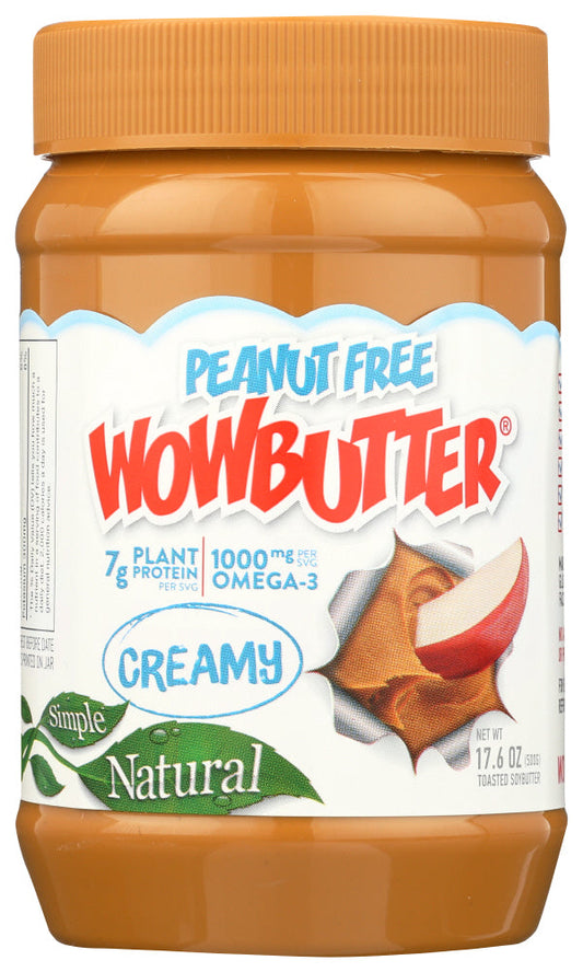 Wowbutter Peanut Free Spread Jars Creamy; 17.6 Ounces; 6 Per Case - High Mart Wholesale