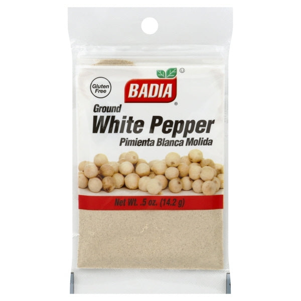 Badia Pepper Ground White; 0.5 Ounces; 12 Per Box; 48 Per Case