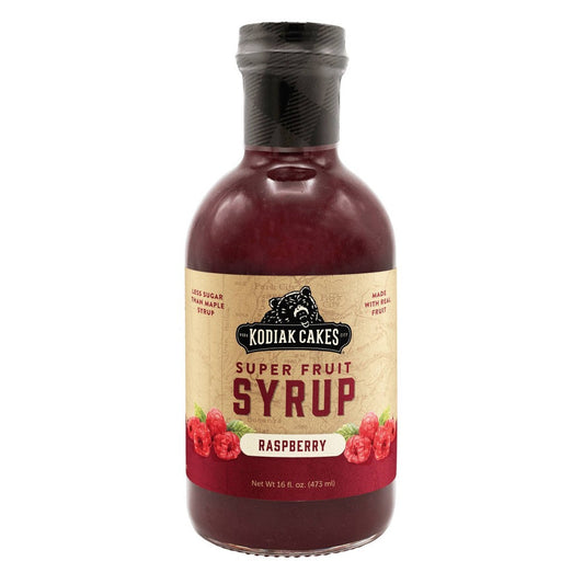 Kodiak Cakes Red Raspberry Super Fruit Syrup; 16 Ounces; 6 Per Case - High Mart Wholesale