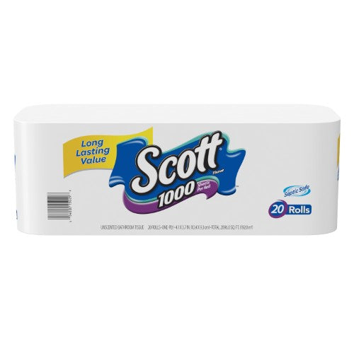 Scott Scott Bundle Pack Bath Tissue White; 20000 Count; 2 Per Case - High Mart Wholesale