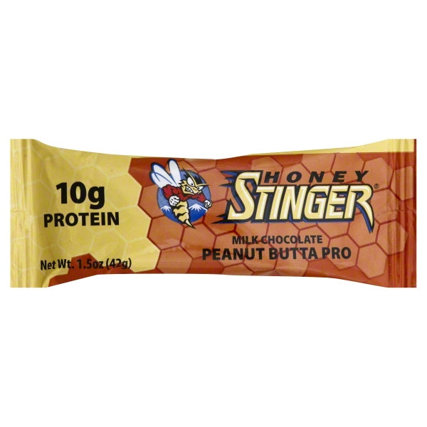 Honey Stinger Peanut Butta Protein Bar; 1 Each; 15 Per Box; 12 Per Case - High Mart Wholesale