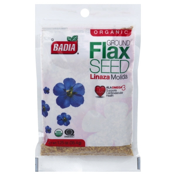 Badia Flax Seed Ground; 1.25 Ounces; 12 Per Box; 48 Per Case