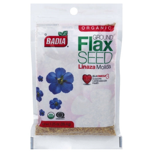 Badia Flax Seed Ground; 1.25 Ounces; 12 Per Box; 48 Per Case