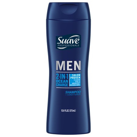 Suave Man 2-In-1 Ocean Charge Shampoo And Conditioner; 12.6 Ounce; 6 Per Case