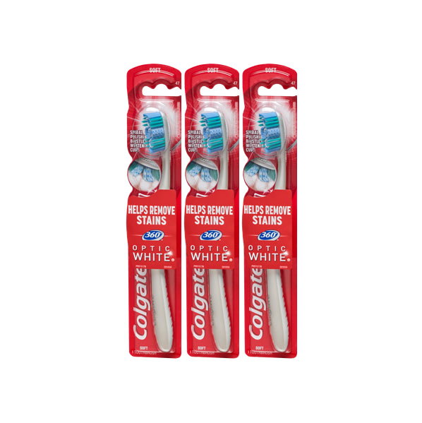 Colgate 360 Toothbrush Whitening 42 Millimeter Flat Handle; 1 Each; 6 Per Box; 12 Per Case