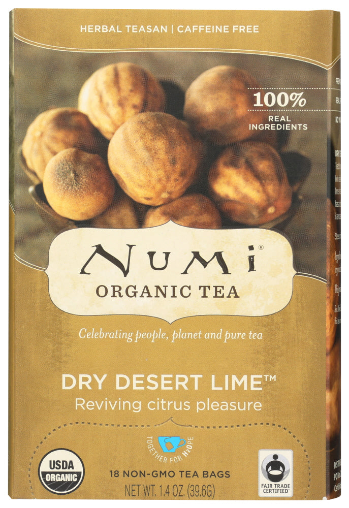 Numi Organic Tea Lime Herbal Tea; 18 Count; 6 Per Case - High Mart Wholesale