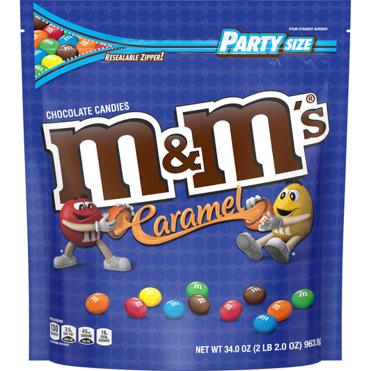 M&M's Caramel Stand Up Pouch; 34 Ounces; 6 Per Case