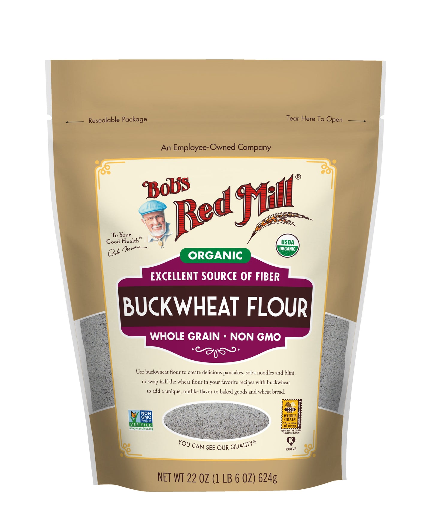 Bob's Red Mill Natural Foods Inc Buckwheat Flour; 22 Ounces; 4 Per Case