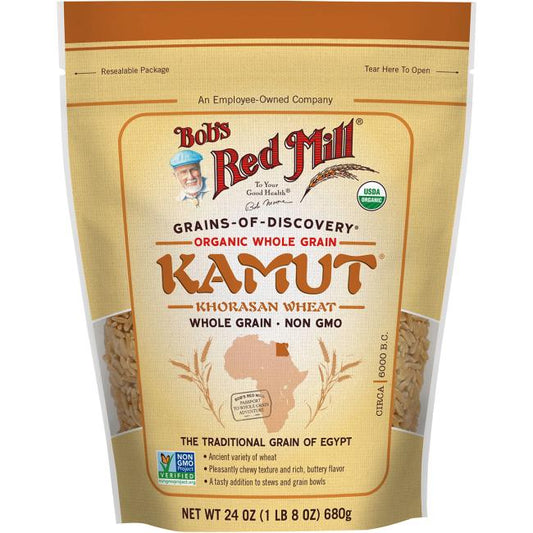 Bob's Red Mill Natural Foods Inc Organic Kamut Grain; 24 Ounces; 4 Per Case